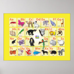 Dierlijk domein op een groot afbeelding poster