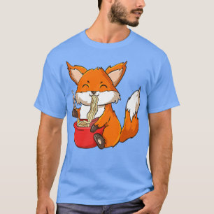 Dierlijk en Ramen Lover stoot de vos-etende kom va T-shirt