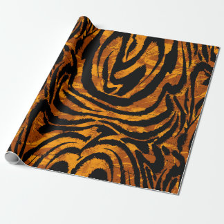 Dierlijk huidpatroon. De stof Abstract met Tige Cadeaupapier