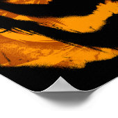 Dierlijk huidpatroon. De stof Abstract met Tige Poster (Hoek)