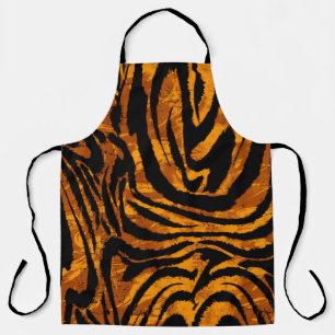 Dierlijk huidpatroon. De stof Abstract met Tige Schort