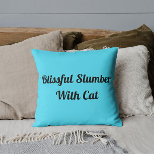Dierlijk huisdier kat grappig citaat cute geperson kussen