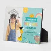 Dierlijk Kind Voorschoolse Foto Afstuderen Keepsak Fotoplaat (Zijkant)