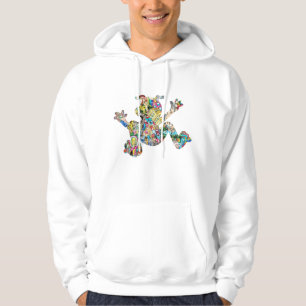 dierlijk-kleurig-cartoon-character hoodie