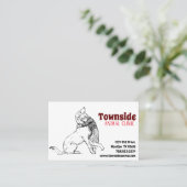 Dierlijk Klinisch 3 Visitekaartje van Europese gro (Staand voorkant)