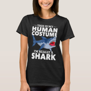 Dierlijk kostuum Party Ocean Animal Shark T-shirt