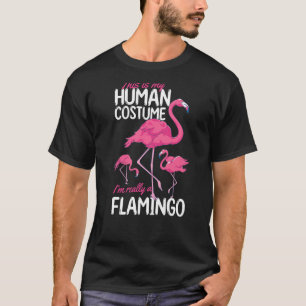 Dierlijk kostuum Party Tropisch Dier Flamingo 1 T-shirt