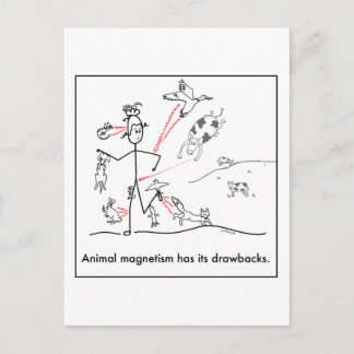 Dierlijk Magnetisme: ansichtkaarten Briefkaart