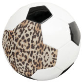 Dierlijk patroon van de Druk van Leopard Voetbal (Drie kwart)