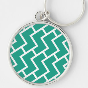 Dierlijk rond patroon sleutelhanger