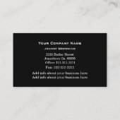 Dierlijk Visitekaartje (Achterkant)