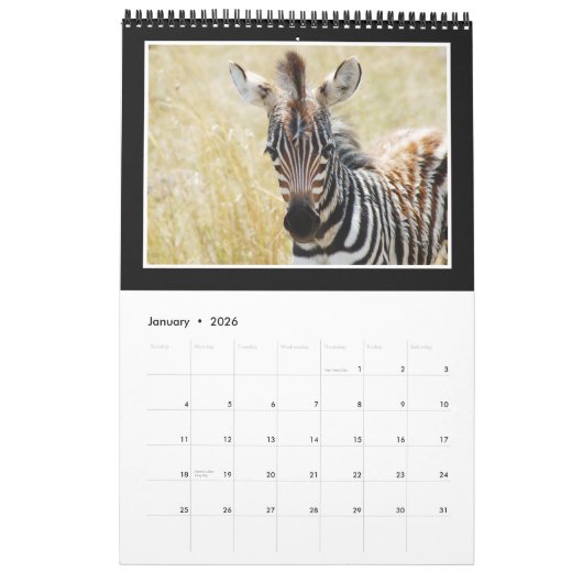Dierlijk wild Afrika 2013 (ELK JAAR) Kalender (Jan 2026)