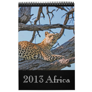 Dierlijk wild Afrika 2013 (ELK JAAR) Kalender