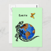Dierlijke Aarde Briefkaart (Voorkant / Achterkant)