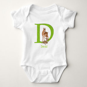 Dierlijke ABC D is bestemd voor dik-dik-baby-carro Romper