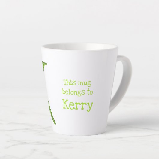 Dierlijke ABC K is bestemd voor koala latte mok (Rechterhoek)