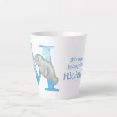 Dierlijke ABC M is bestemd voor de latte mok van h (Voorkant)