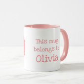 Dierlijke ABC O is bestemd voor orangutane mok (Voorkant rechts)