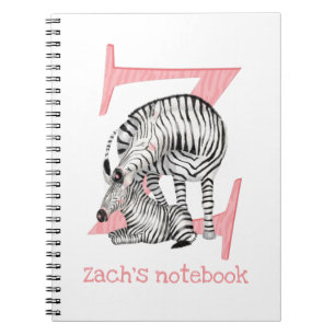 Dierlijke ABC Z is voor zebra notitieboek