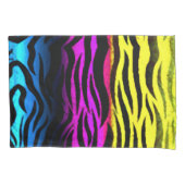 Dierlijke afdruk van de regenbooggrap in de zebra kussensloop (Voorkant)