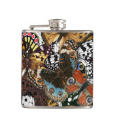 Dierlijke afdruk. Vliegvleugels. Heupfles (Voorkant)