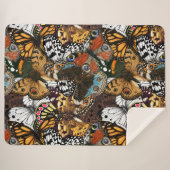 Dierlijke afdruk. Vliegvleugels. Sherpa Deken (Voorkant (horizontaal))