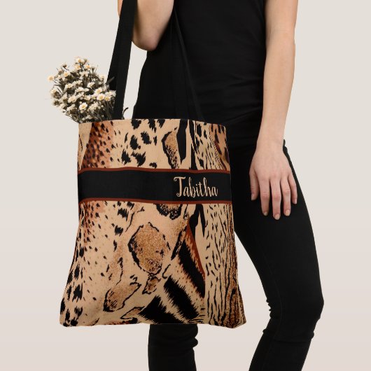 Dierlijke afdrukken draagtas (Dichtbij)