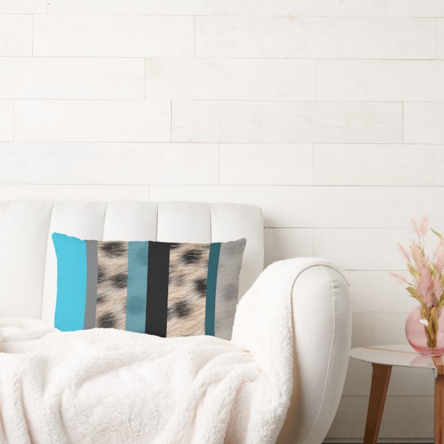 Dierlijke afdrukken kussen (Bank)