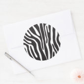 Dierlijke afdrukken ronde sticker (Envelop)