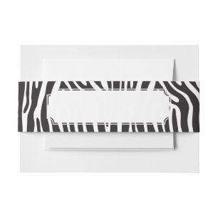 Dierlijke afdrukken uitnodigingen wikkel