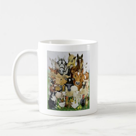 Dierlijke allersoorten koffiemok (Links)