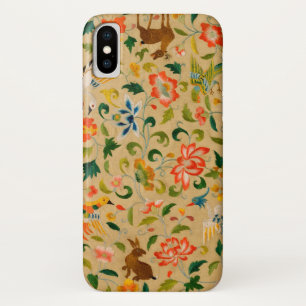 Dierlijke Antiek vogelpest Deer Rabbit iPhone X Hoesje