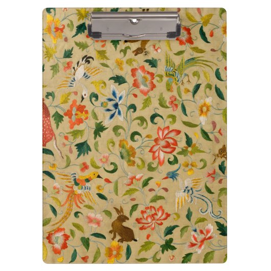 Dierlijke Antiek vogelpest Deer Rabbit Klembord (Voorkant)