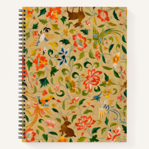 Dierlijke Antiek vogelpest Deer Rabbit Notitieboek