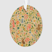 Dierlijke Antiek vogelpest Deer Rabbit Ornament (voorkant)