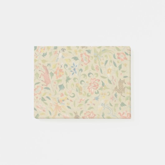 Dierlijke Antiek vogelpest Deer Rabbit Post-it® Notes (Voorkant)