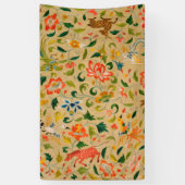 Dierlijke Antiek vogelpest Deer Rabbit Spandoek (Verticaal)