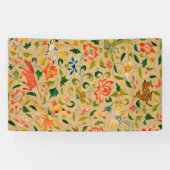 Dierlijke Antiek vogelpest Deer Rabbit Spandoek (Horizontaal)