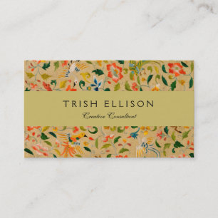 Dierlijke Antiek vogelpest Deer Rabbit Visitekaartje