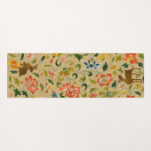 Dierlijke Antiek vogelpest Deer Rabbit Yogamat (Achterkant (horizontaal))