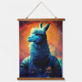 Dierlijke Astronaut Space walk, Universe, space, l Hangend Wandkleed (Voorkant)