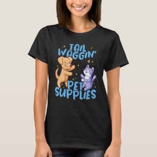 Dierlijke bijsluiter Ail Waggin Pet Supply T-shirt