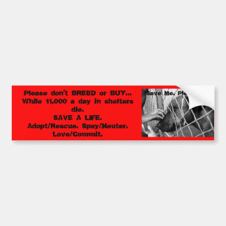Dierlijke Bumpersticker