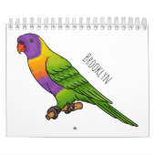 Dierlijke cartoon illustratie kalender (Hoes)