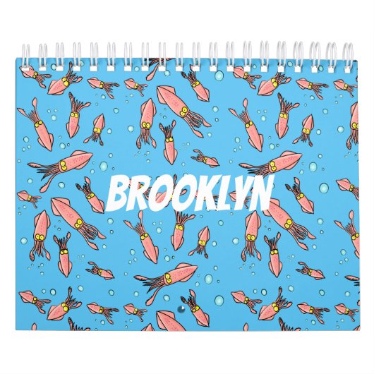 Dierlijke cartoon illustratie kalender (Hoes)