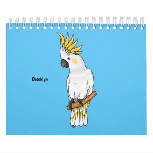 Dierlijke cartoon illustratie kalender