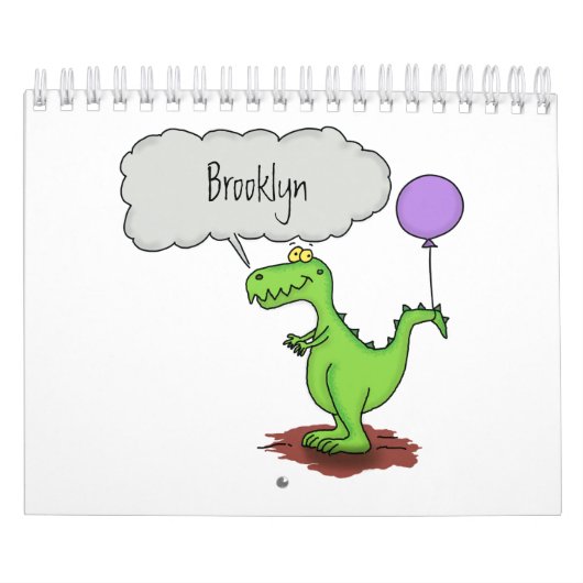 Dierlijke cartoon illustratie kalender (Hoes)