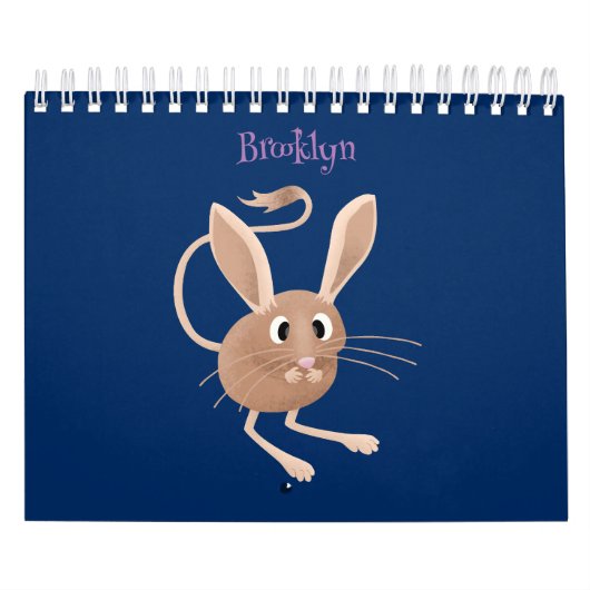 Dierlijke cartoon illustratie kalender (Hoes)