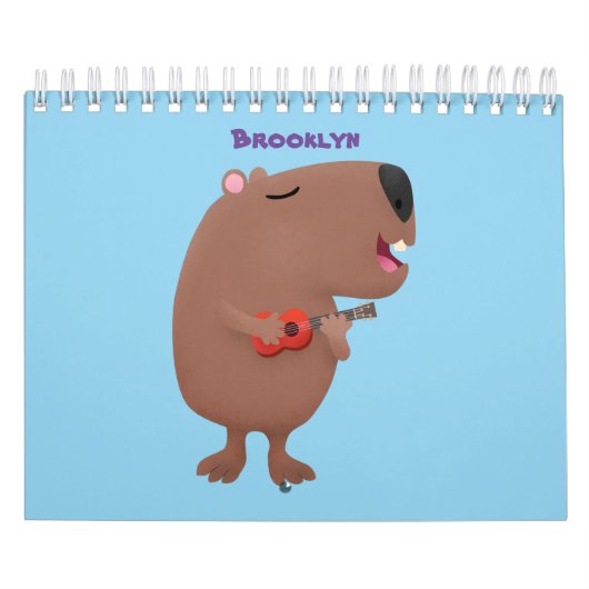 Dierlijke cartoon illustratie kalender (Hoes)