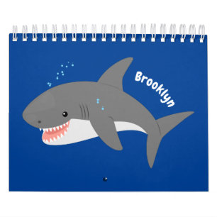 Dierlijke cartoon illustratie kalender